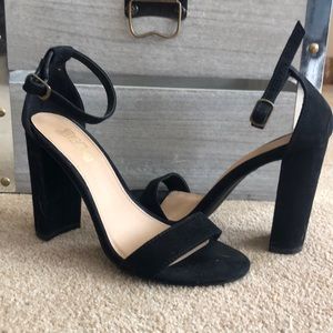 Black Brash Heels